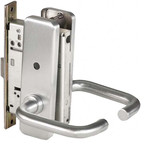 Best - Passage Lever Lockset for 1-3/4" Thick Doors - Americas Industrial Supply