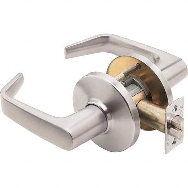 Best - Privacy Lever Lockset for 1-3/4 to 2-1/4" Thick Doors - Americas Industrial Supply