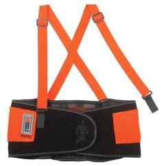 100HV S ORANGE HI-VIS BACK SUPPORT - Americas Industrial Supply
