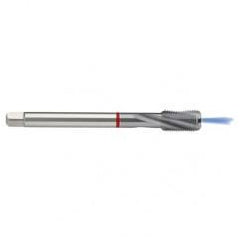 M6x1.0 6HX 3-Flute PM Cobalt Red Ring Semi-Bottoming 15 degree Spiral Flute Tap-TiCN - Americas Industrial Supply