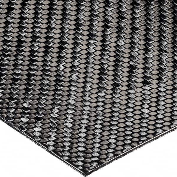 USA Sealing - 1' x 12" x 1/16" Black Carbon Fiber (Twill Weave) Sheet - Americas Industrial Supply
