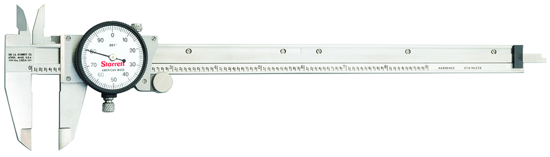 #120MB-300 - 0 - 300mm Measuring Range (0.02mm Grad.) - Dial Caliper with Certification - Americas Industrial Supply