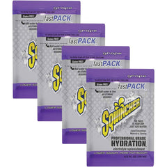 Sqwincher - 4 Boxes of (50), 0.6 oz Pack of Grape Activity Drink - Americas Industrial Supply