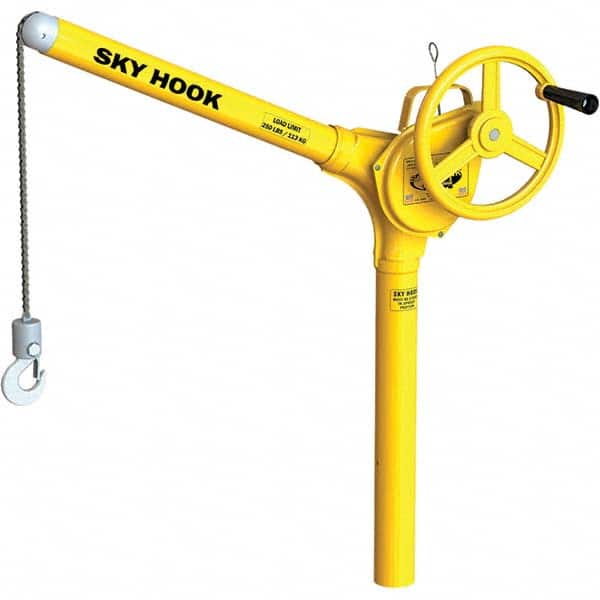 Sky Hook - 250 Lb Steel Lifting Hook Crane - Americas Industrial Supply