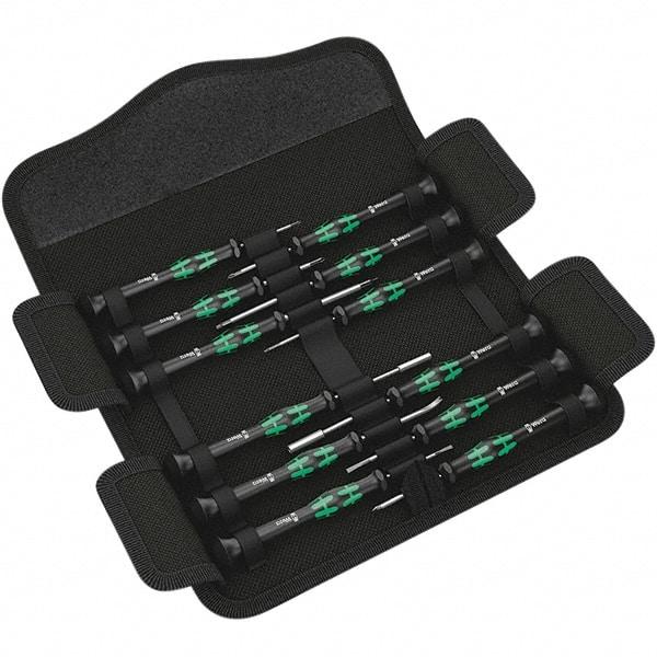 Wera - Screwdriver Sets Screwdriver Types Included: Phillips; Slotted; Microstix; TorxPlus; Torx Number of Pieces: 12 - Americas Industrial Supply