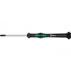 Wera - T4 Torx Driver - 1-37/64" Blade Length, 137mm OAL, Ergonomic Handle - Americas Industrial Supply