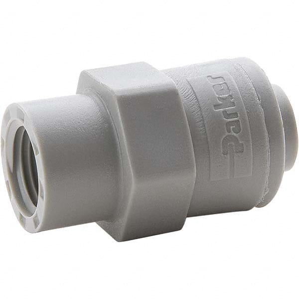 Parker - Plastic Push-To-Connect Tube Fittings Type: Female Connector Tube Outside Diameter (Inch): 5/16 x 1/4 - Americas Industrial Supply