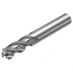 R216.33-12040-AC26U H10F 12mm 3 FL Solid Carbide End Mill - Corner chamfer w/Cylindrical Shank - Americas Industrial Supply
