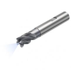 R215.34C08040-DS09K 1640 8mm 4 FL Solid Carbide End Mill - Corner Radius w/Cylindrical - Neck Shank - Americas Industrial Supply