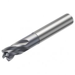 R216.24-12030DAI12G 1610 12mm 4 FL Solid Carbide End Mill - Corner Radius w/Cylindrical Shank - Americas Industrial Supply