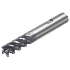 R216.24-12050GBC26P 1630 12mm 4 FL Solid Carbide End Mill - Corner Radius w/Weldon Shank - Americas Industrial Supply