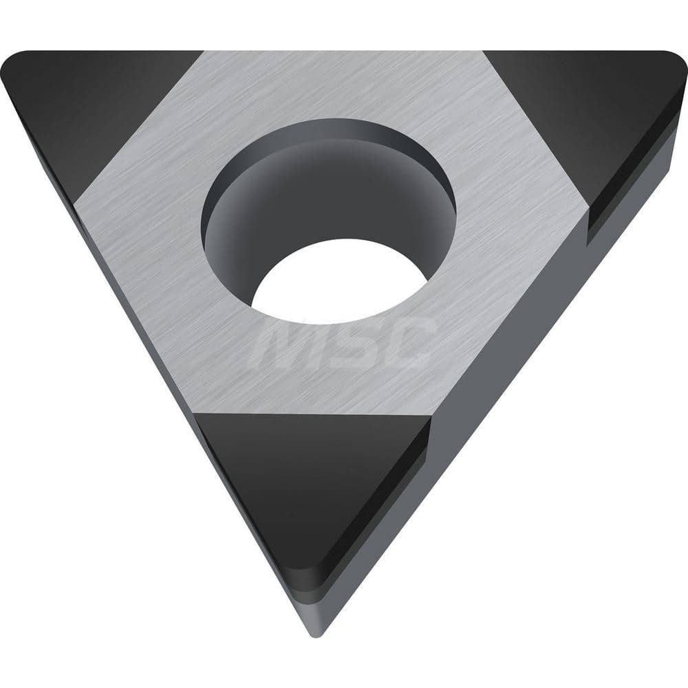 Turning Insert: TCGW2151TM-3 WBH10C, CBN & TiAlSiN Finish, Neutral, 1/4″ Inscribed Circle, 60.0 ° N/A Triangle,