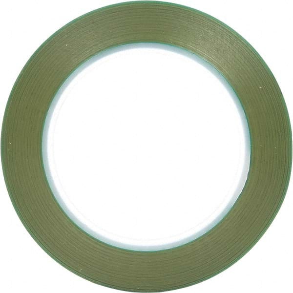 3M - 72 Yd x 1/2" Green Polyester Film Tape - Americas Industrial Supply