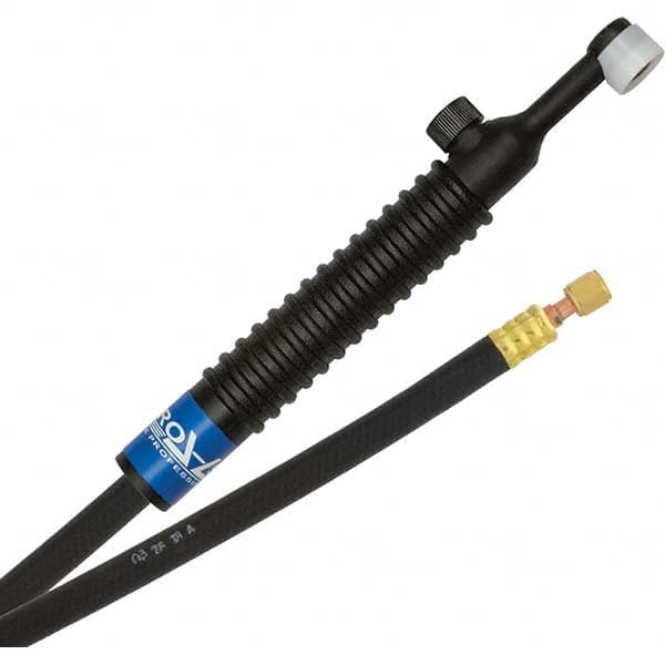 PRO-SOURCE - 80 Amp 12-1/2' Rubber Outfit 24VN Air Cooled TIG Welding Torch Kit - Americas Industrial Supply