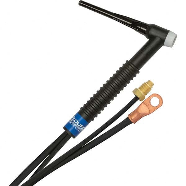 PRO-SOURCE - 150 Amp 25' Rubber Outfit 17F Air Cooled TIG Welding Torch Kit - Americas Industrial Supply