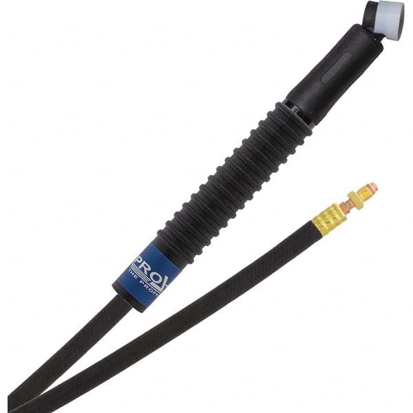 PRO-SOURCE - 80 Amp 12-1/2' Rubber Outfit 24FMT Air Cooled TIG Welding Torch Kit - Americas Industrial Supply