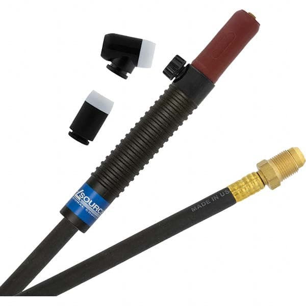 PRO-SOURCE - 200 Amp 25' Rubber Outfit 200M Air Cooled TIG Welding Torch Kit - Americas Industrial Supply