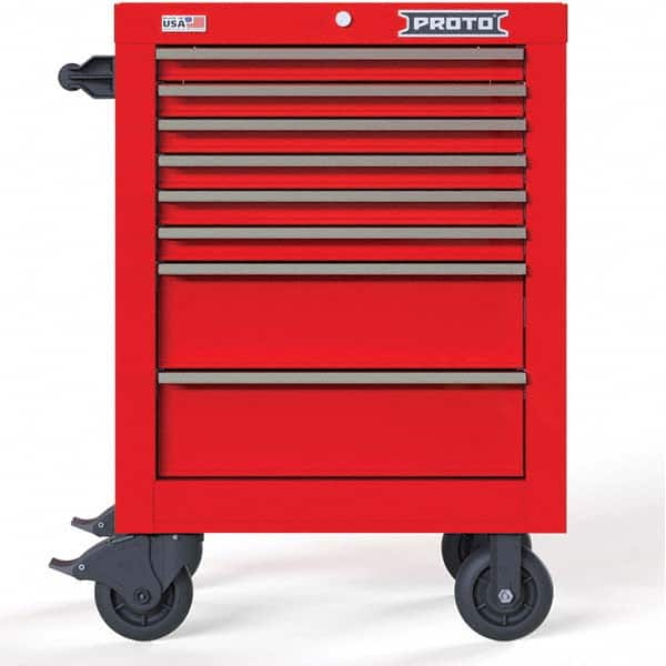 Proto - Tool Roller Cabinets Drawers Range: 5 - 10 Drawers Width Range: 24" - 29.9" - Americas Industrial Supply