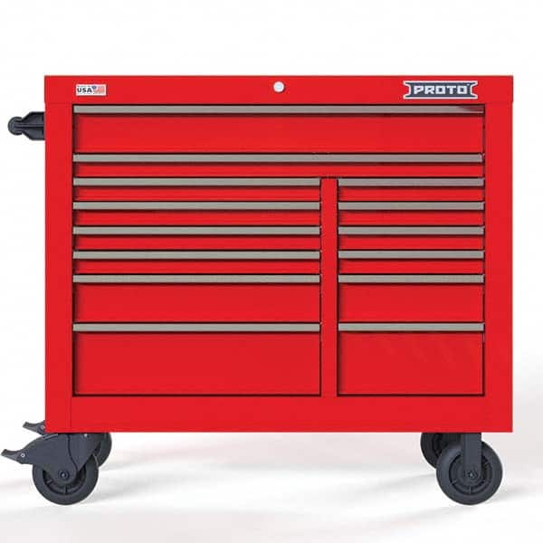 Proto - Tool Roller Cabinets Drawers Range: 11 - 15 Drawers Width Range: 36" - 47.9" - Americas Industrial Supply