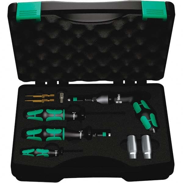 Wera - Torque Limiting Screwdrivers Type: Adjustable Torque Kit Minimum Torque (Nm): 4.00 - Americas Industrial Supply