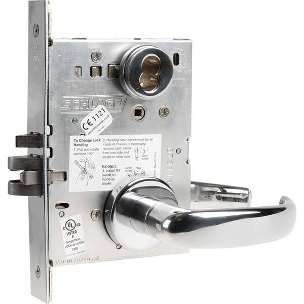 Schlage - Lever Locksets Type: Office Door Thickness: 1-3/4 - Americas Industrial Supply