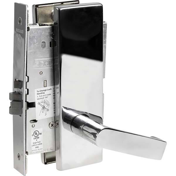 Schlage - Lever Locksets Type: Passage Door Thickness: 1-3/4 - Americas Industrial Supply