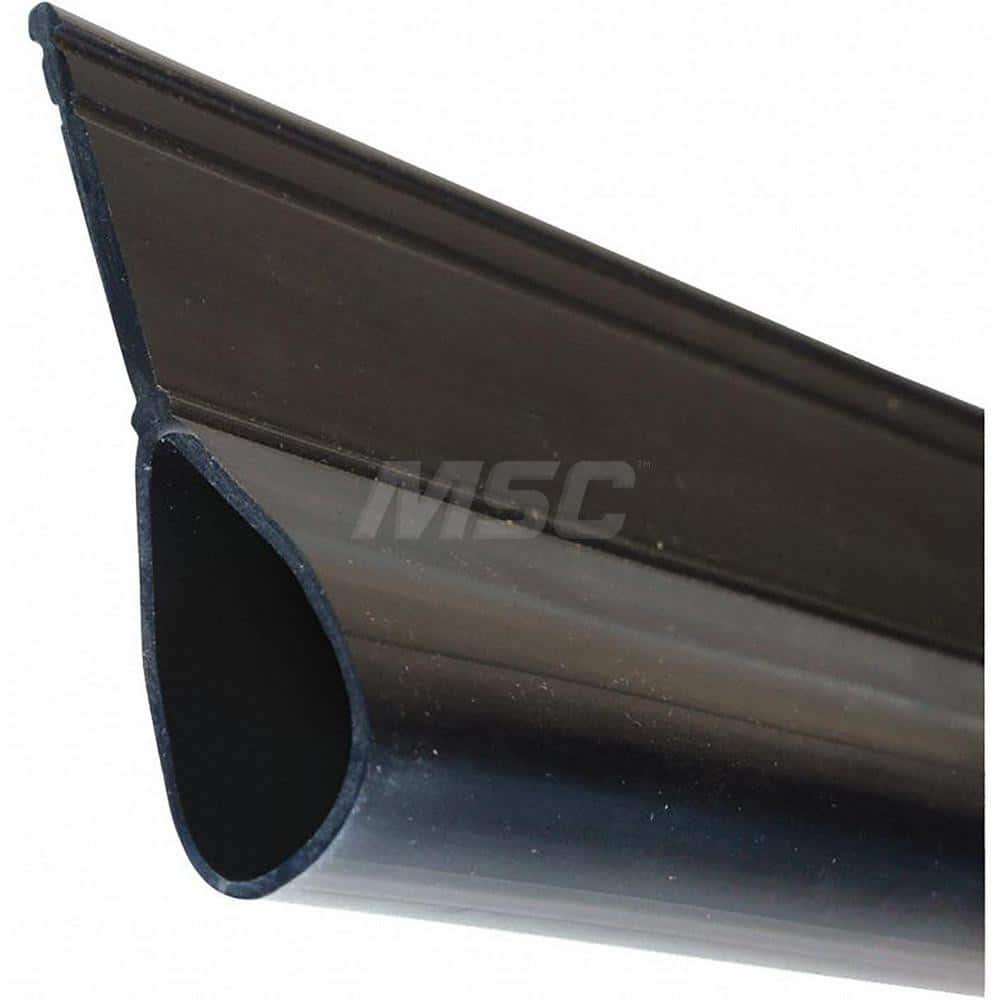 Garage Door Hardware; Type: Garage Door Weatherseal ; For Use With: Commercial Doors; Material: Steel; Overall Length: 150.00; Overall Width: 1; Overall Height: 1.25; Color: Black; Includes: Two 75 ft. Rolls; Length (Inch): 150.00; Color: Black; For Use