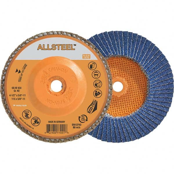 WALTER Surface Technologies - Flap Discs Abrasive Type: Coated Flap Disc Type: Type 27 - Americas Industrial Supply