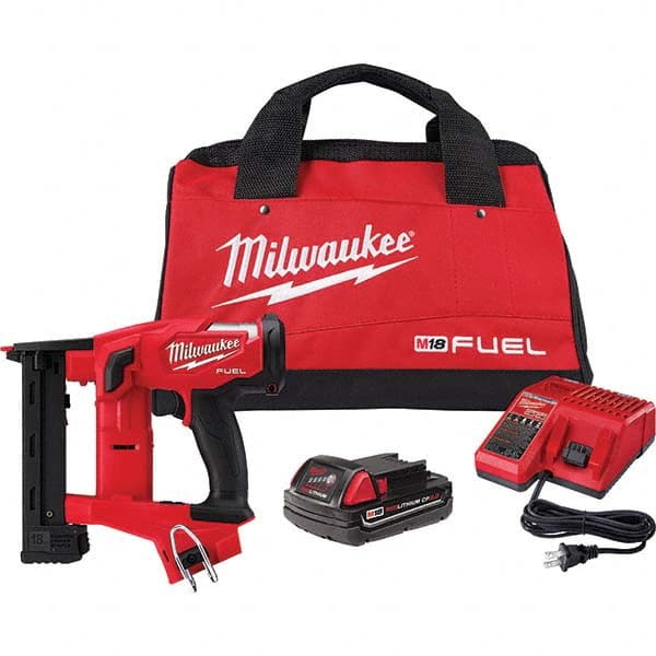 Milwaukee Tool - Staplers & Staple Guns Type: Crown Stapler Type of Power: Battery - Americas Industrial Supply