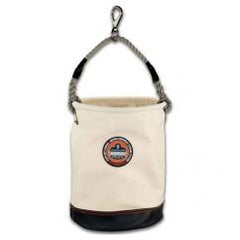 5740 WHT LEATHER BOTTOM BUCKET - Americas Industrial Supply