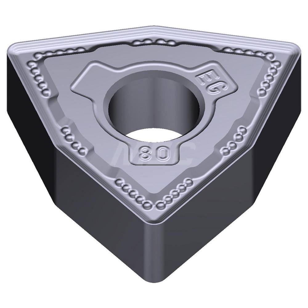 Turning Insert: WNMG333EEG AC5005S, Solid Carbide Absotech Finish, 0.2559″ Long, 3/8″ Inscribed Circle, 0.0472″ Corner Radius, 80.0 ° N/A Series AC5005S