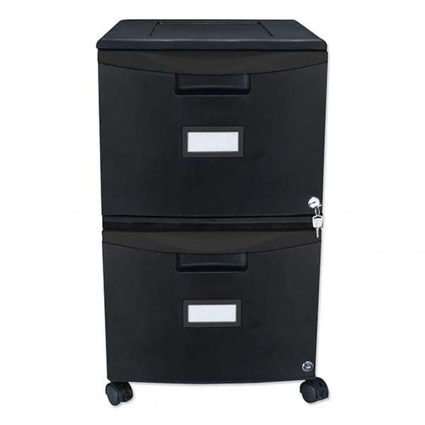 Storex - File Cabinets & Accessories Type: Mobile File Number of Drawers: 2 - Americas Industrial Supply