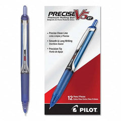 Pilot - Pens & Pencils Type: Roller Ball Pen Color: Blue - Americas Industrial Supply