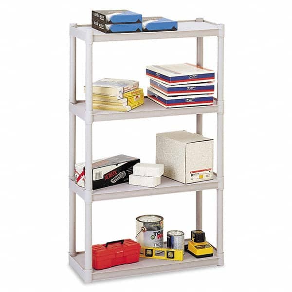 ICEBERG - Plastic Shelving Type: Open Shelving Shelf Capacity (Lb.): 75 - Americas Industrial Supply