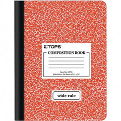 TOPS - Note Pads, Writing Pads & Notebooks Writing Pads & Notebook Type: Composition Book Size: 9-3/4 x 7-1/2 - Americas Industrial Supply