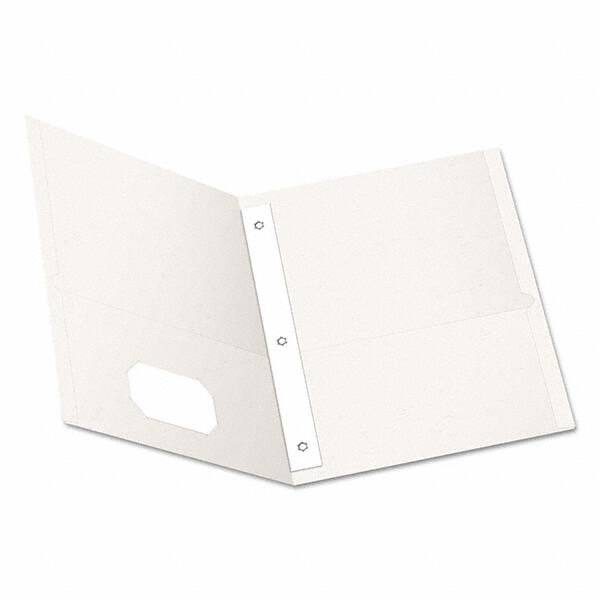 OXFORD - File Folders, Expansion Folders & Hanging Files Folder/File Type: Pocket Folders Color: White - Americas Industrial Supply
