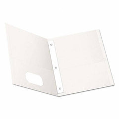 OXFORD - File Folders, Expansion Folders & Hanging Files Folder/File Type: Pocket Folders Color: White - Americas Industrial Supply