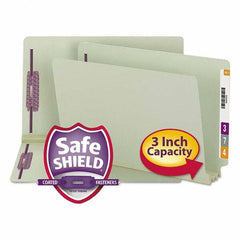 SMEAD - File Folders, Expansion Folders & Hanging Files Folder/File Type: File Folders with End Tab Color: Green - Americas Industrial Supply