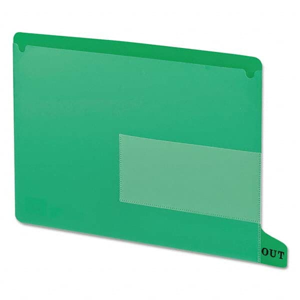 SMEAD - File Folders, Expansion Folders & Hanging Files Folder/File Type: File Guide w/Pockets Color: Green - Americas Industrial Supply