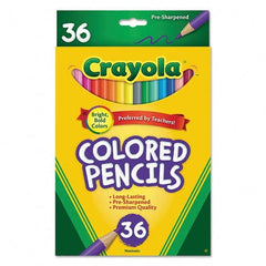 Crayola - Pens & Pencils Type: Colored Pencil Color: Assorted - Americas Industrial Supply