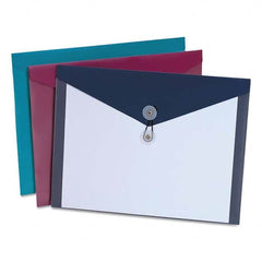 Pendaflex - File Folders, Expansion Folders & Hanging Files Folder/File Type: File Jackets Color: Navy Blue; Burgundy; Teal - Americas Industrial Supply