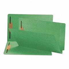 SMEAD - File Folders, Expansion Folders & Hanging Files Folder/File Type: File Folders with End Tab Color: Green - Americas Industrial Supply