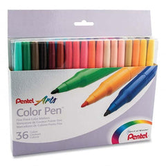 Pentel - Pens & Pencils Type: Color Pen Set Color: Assorted - Americas Industrial Supply