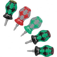 Wera - Screwdriver Sets Screwdriver Types Included: Phillips; Slotted; Square Number of Pieces: 5 - Americas Industrial Supply