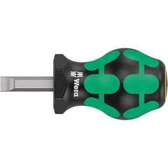 Wera - Slotted Screwdrivers Tool Type: Stubby Overall Length Range: 3" - 6.9" - Americas Industrial Supply