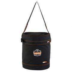5975T M BLK POLY HOIST BUCKET W/TOP - Americas Industrial Supply