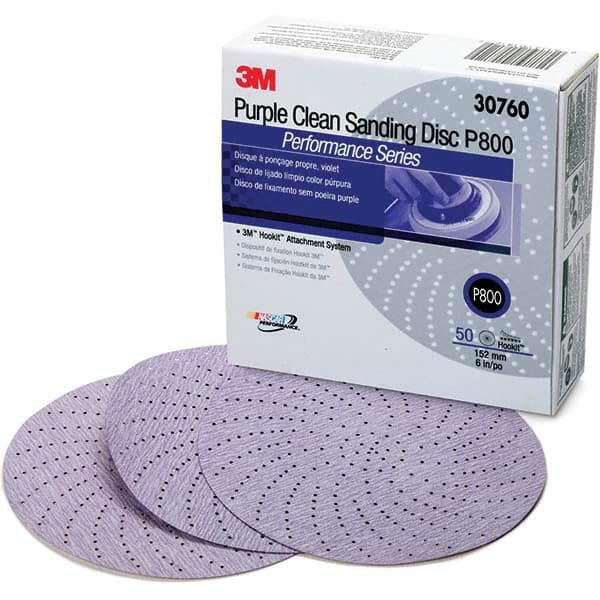 3M - Hook & Loop Discs Abrasive Type: Sanding Disc Disc Diameter (Inch): 6 - Americas Industrial Supply