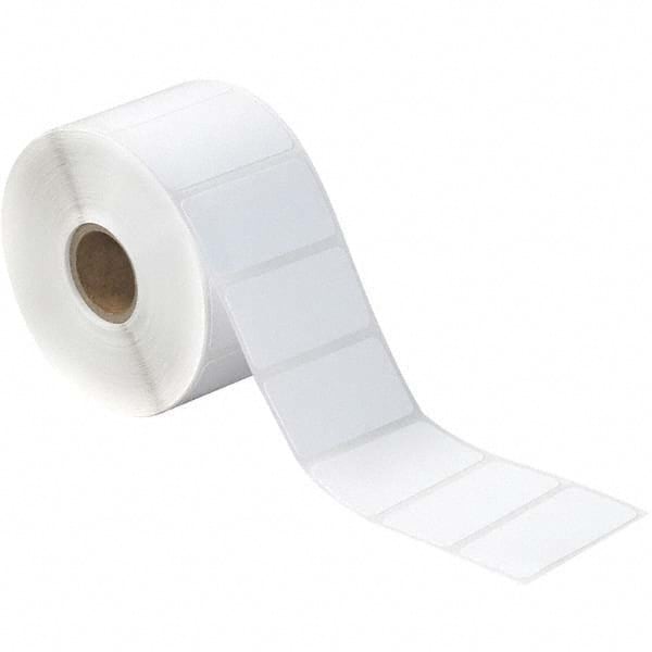 Value Collection - Pack of 12 Rolls, 1,310 Labels per Roll, 2" x 1" White Paper Thermal Labels - Americas Industrial Supply