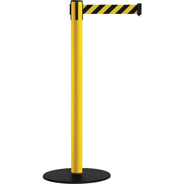 Trafford Industrial - Barrier Posts Type: Stanchion Post Color/Finish: Yellow - Americas Industrial Supply
