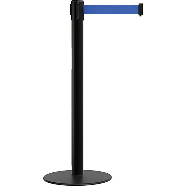 Trafford Industrial - Barrier Posts Type: Stanchion Post Color/Finish: Black - Americas Industrial Supply
